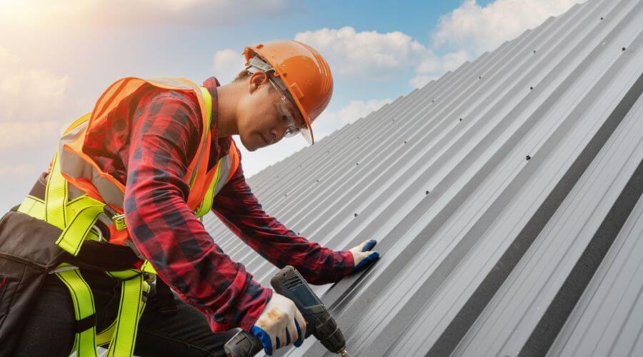 Professional metal roof installation in Andrews, IN